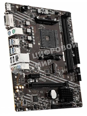 Материнская плата MSI A520M-A PRO, AM4, AMD A520, 2xDDR4, 4xSATA, 1xM.2, 1xPCIe 3.0 x16, 1xDVI-D, 1xHDMI, 1x 1Gb LAN, 2xUSB 2.0, 4xUSB 3.2 Gen 1, 3x3.5 мм, 7.1, mATX