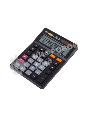 Калькулятор настольный Deli EM01320 черный 12-разр.