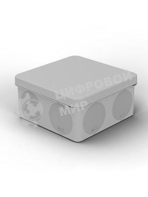 Коробка распаячная Rexant для прямого монтажа ОУ, HF, 100х100х50мм, IP67 (мембранные вводы)