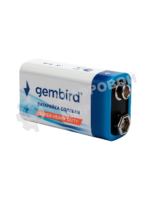 Батарейки солевые Gembird Gb-6F22-6B, тип Крона(6F22), 6шт, коробка