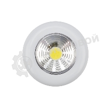 Фонарь-подсветка Rexant пушлайт СОВ + фасеточный рефлектор, самоклеющееся основание 3 Вт, 3 х ААА