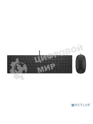 Комплект клавиатура+мышь HP Pavilion 400 проводной, USB, 1200 DPI, чёрный