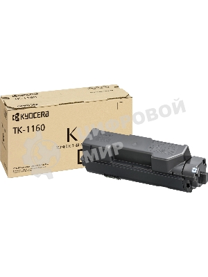 Картридж лазерный Kyocera TK-1160 (1T02RY0NL0) черный для P2040dn/P2040dw 7200 стр.