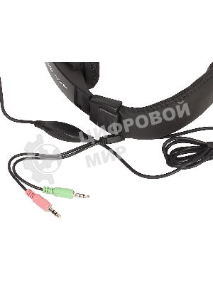 Наушники Ritmix RH-524M Диам дин:40 мм,Частот хар-ка:20-20 КГц,Сопр:32 Ом,Чувст:105 дБ+/-3дБ,Чувст мик:-58дБ+/-3дБ,Разъем:3,5мм+3,5мм,кабель 2 м+/-0,3м,в комплекте рег громк