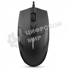 Мышь проводная Crown CMM-047 черный, 1000 dpi, USB, кнопки - 4