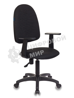 Кресло Бюрократ CH-1300/T-15-21 черный, экокожа, 120 кг, механизм качания