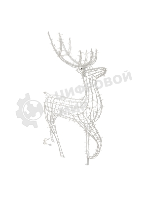 Фигура объемная Neon-night Олень 115х195 см, 528 LED, IP65, цвет свечения белый