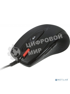 Мышь проводная A4Tech X-710BK черный, 2000 dpi, USB, кнопки - 7