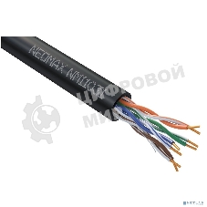Кабель NEOMAX NM11031 U/UTP cat.5e 4 пары (305 м) 0.48 мм (24 AWG) Медь, внешний, PE, черный