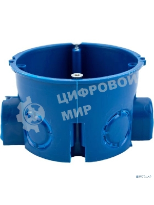 Коробка установочная С3 d68x45 для твердых стен (с саморезами и стык. узлами) IEK UKT10-068-045-000-A-S-UO