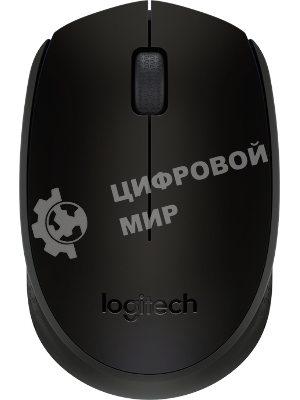 Мышь беспроводная Logitech M171 черный/серый, 1000 dpi, радиоканал, USB, кнопки - 3