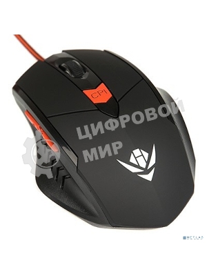 Мышь проводная Dialog MOG-11U Nakatomi Gaming - 6 кнопок + ролик, USB,черная