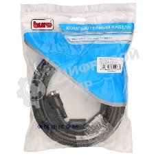 Кабель Buro 24M/19M 10м позол/ферритовые кольца