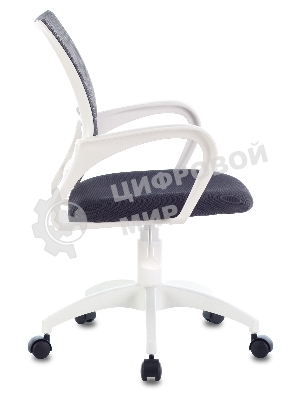 Кресло Бюрократ CH-W695NLT TW-04 TW-12 темно-серый, сетка/ткань, 120 кг, механизм качания