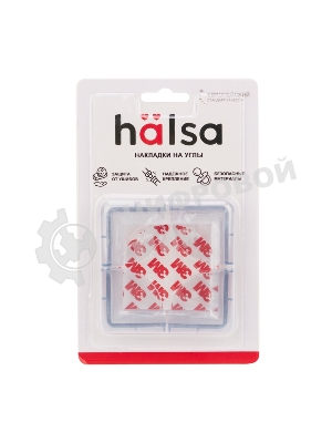 Прозрачные треугольные накладки-протекторы для мебели (4.3*4.3*2.1 см). 4 шт. 