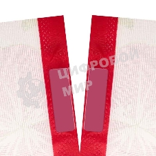 Дверная антимоскитная сетка Rexant, розовая с цветами (магниты пришиты по всей длине сетки!)