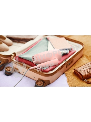 Набор для укладки волос Фен Philips BHP398/00 розовый, 1600 Вт, компактный + выпрямитель