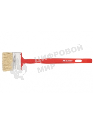 Кисть радиаторная Matrix для эмалей, 70х12 мм, натуральная щетина, пластиковая рукоятка