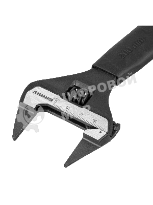 Ключ разводной Gross 15573 200 мм, CrV, ультратонкие губки