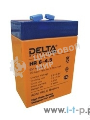 Батарея для ИБП Delta HR 6-4.5 (6V, 4.5Ah)