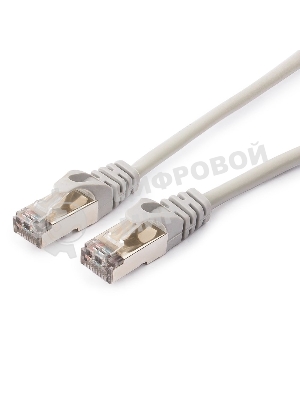 Патч-корд FTP Cablexpert cat.6, 15м, литой, многожильный, серый