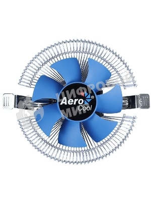 Кулер для процессора AeroCool/Formula Verkho I серебристый, 80 мм, алюминий, 2500 об/мин, 29.7 дБ, 4 pin, 90 Вт, 45 мм