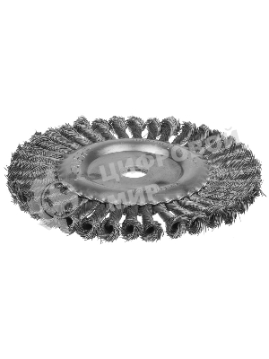 Кордщетка STAYER 35120-200дисковая для УШМ плетенные пучки проволоки 0.5мм 200мм/22мм