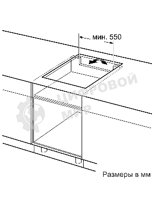 Индукционная варочная панель Bosch PXX675DV1E черный