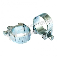 Хомуты металлические Сибртех, силовые 36-39 мм, ширина 20 мм, шарнирные, W1, 2 шт.