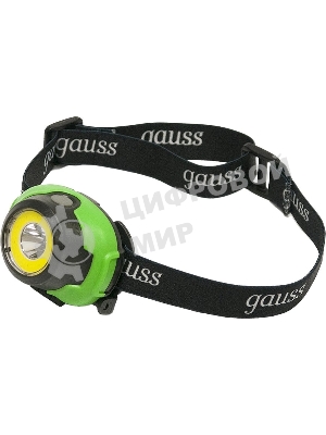 Фонарь налобный Gauss GFL303 4W 230lm 3xAAA LED 1/12/60