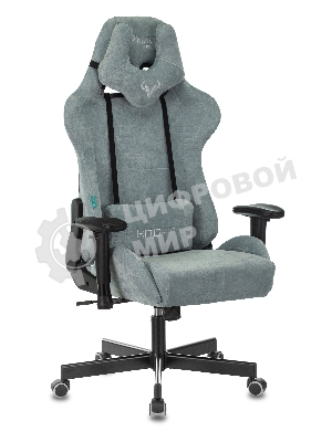 Кресло Бюрократ VIKING KNIGHT LT28 FABRIC серо-голубой, ткань, 120 кг, механизм качания