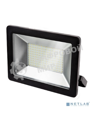 Прожектор светодиодный Gauss Elementary 100Вт 6600лм IP65 6500К черный ПРОМО