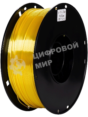 Пластик для принтера 3D Cactus CS-3D-PLA-1KG-S-YELL PLA SILK d1.75мм 1кг L326м 1цв.