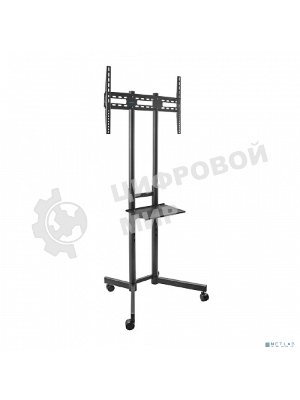 Мобильная стойка напольная Kromax OMEGA-15 черный, 1 шт/уп, для TV 32