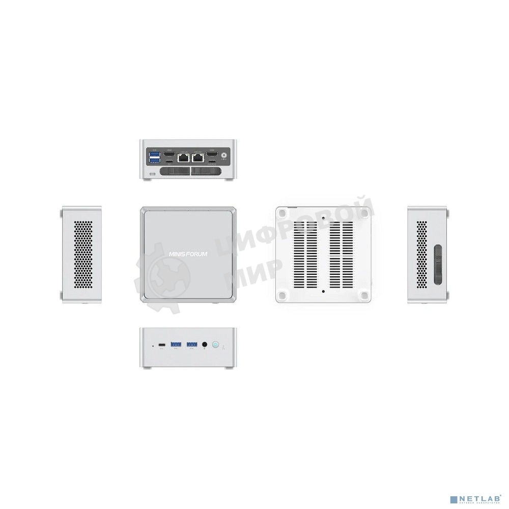 Мини ПК Minisforum NAB6LITE/BAREBONE (i5-12600H) Intel Graphics, Win11 Pro