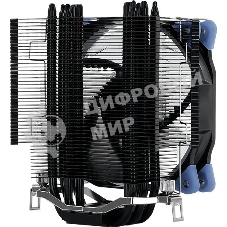 Кулер для процессора AeroCool/Formula Verkho 5 Dark черный, 120 мм, алюминий/медь, 2000 об/мин, 27 дБ, 4 pin, 150 Вт, 156.5 мм