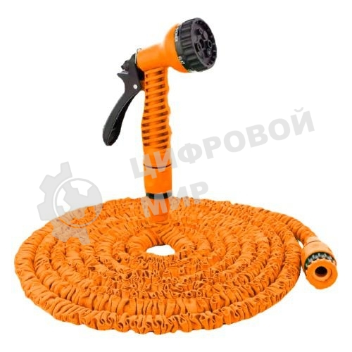 Набор для полива с растягивающимся шлангом 30м Вихрь 73/7/2/27