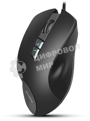 Мышь проводная SVEN RX-G970 черный, 4000 dpi, USB, кнопки - 7