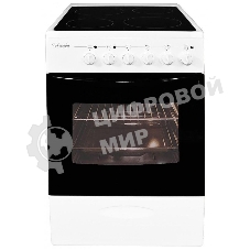 Плита электрическая Лысьва EF4002MK00 белый, конфорок 4, духовка 57 л, 50 см x 84 см x 60 см (без крышки)