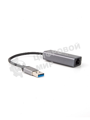 Кабель-переходник USB 3.0 (Am) --> LAN RJ-45 Ethernet 1000 Mbps, Aluminum Shell,Telecom TU312M