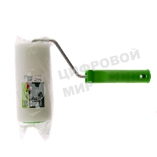 Валик Сибртех Поролон с ручкой, 150 мм, D 48 мм, D ручки 6 мм