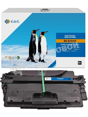 Картридж G&G аналог HP Q7516A/CRG309/CRG709/CRG-309 12k с чипом