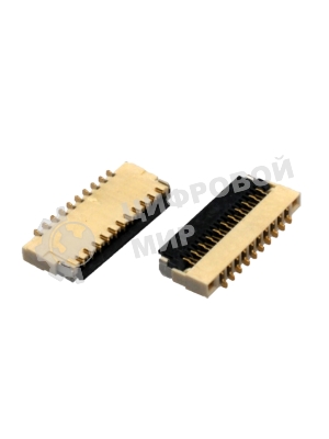 Разъем FPC Flip-Lock 0510-28RLGF 28 pin высота 1мм шаг 0,5мм