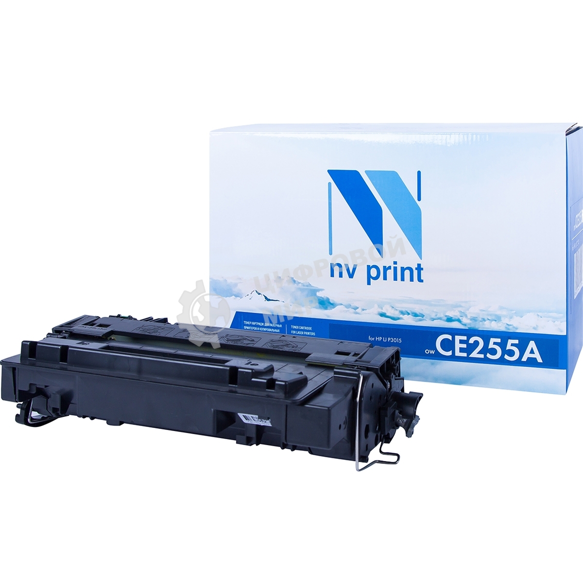Картридж лазерный NVPrint совместимый HP CE255A для LJ P3015 (6000k)