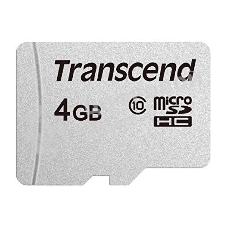 Флеш карта microSD 4Gb Transcend microSDHC Class 10, (без адаптера), TLC