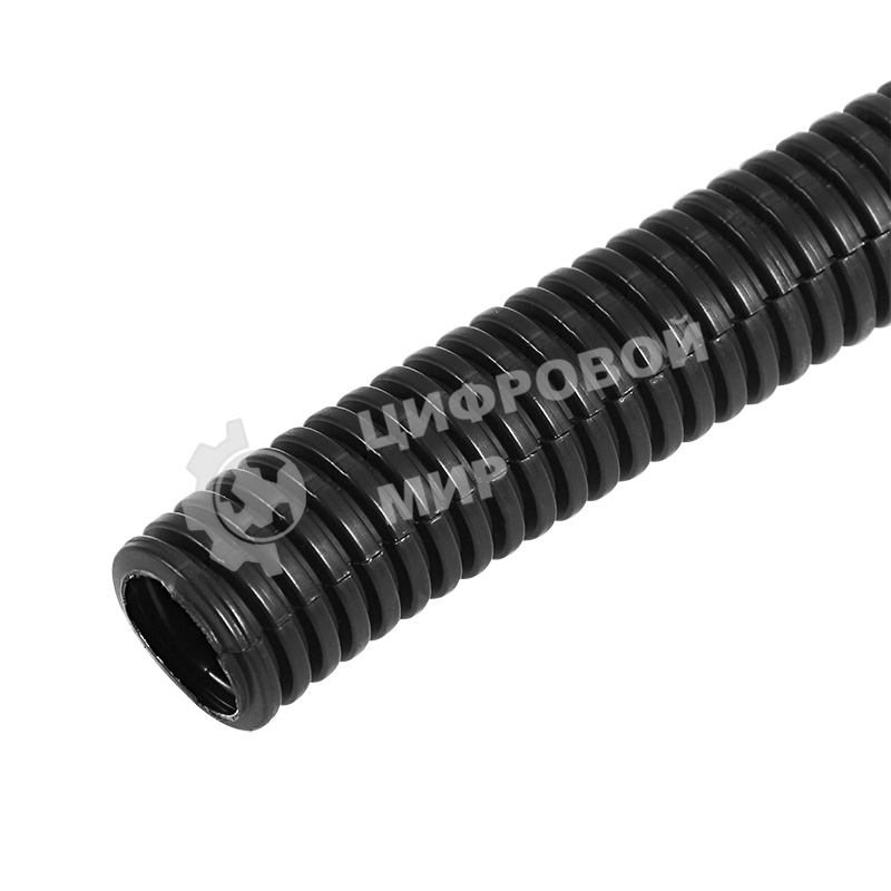 Трубa автомобильная гофрированная ПП Rexant Ø 9,0 мм, разрезная (бухта 50 м/уп.)