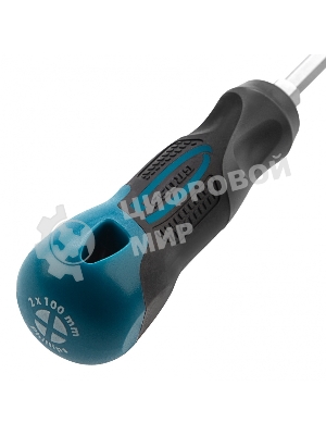Отвертка Gross PH2 x 100 мм, S2, трехкомпонентная ручка