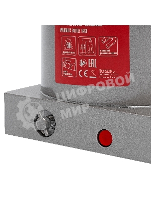 Домкрат гидравлический бутылочный Matrix, 50 т, h подъема 236–356 мм