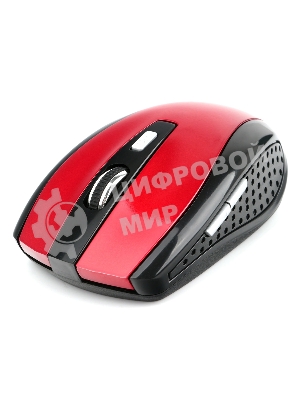 Мышь беспроводная Gembird MUSW-330-3 красный, 2400 dpi, радиоканал, USB, кнопки - 6