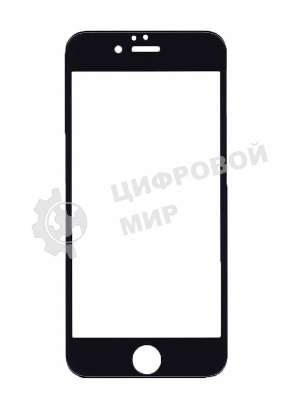 Защитное стекло 4D для Apple iPhone 6/6S черный